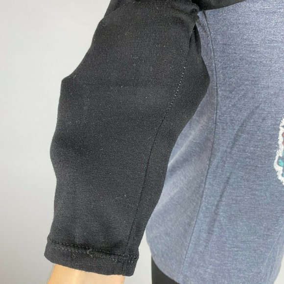 Guns N' Roses Juniors M Skull Graphic Raglan Tee - Picture 5 of 12